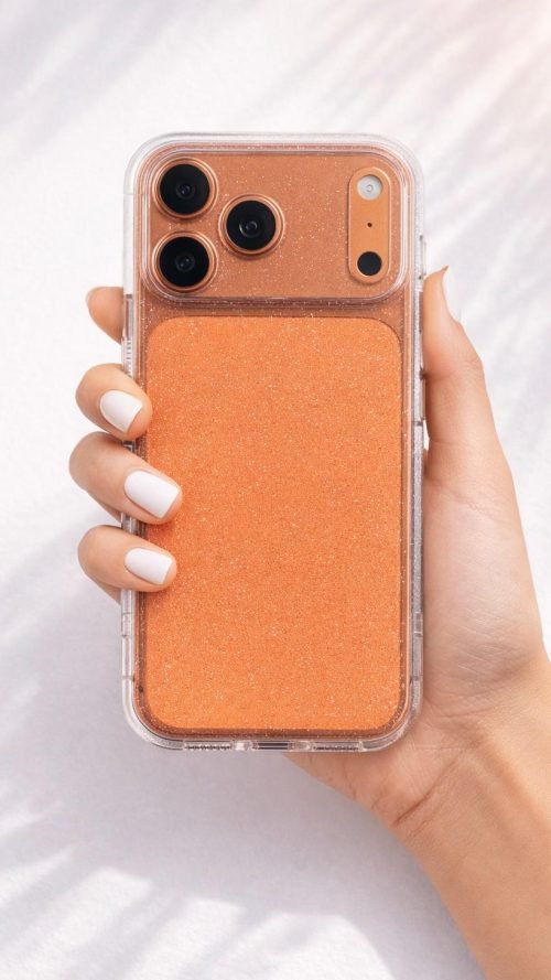 Transparent Glitter Shockproof Cover