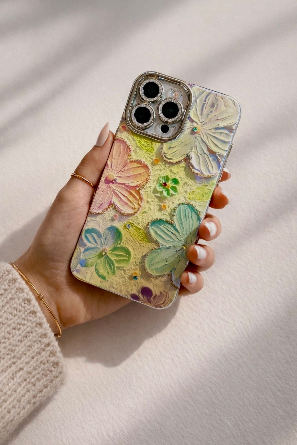 Flower With Lens protector Cover