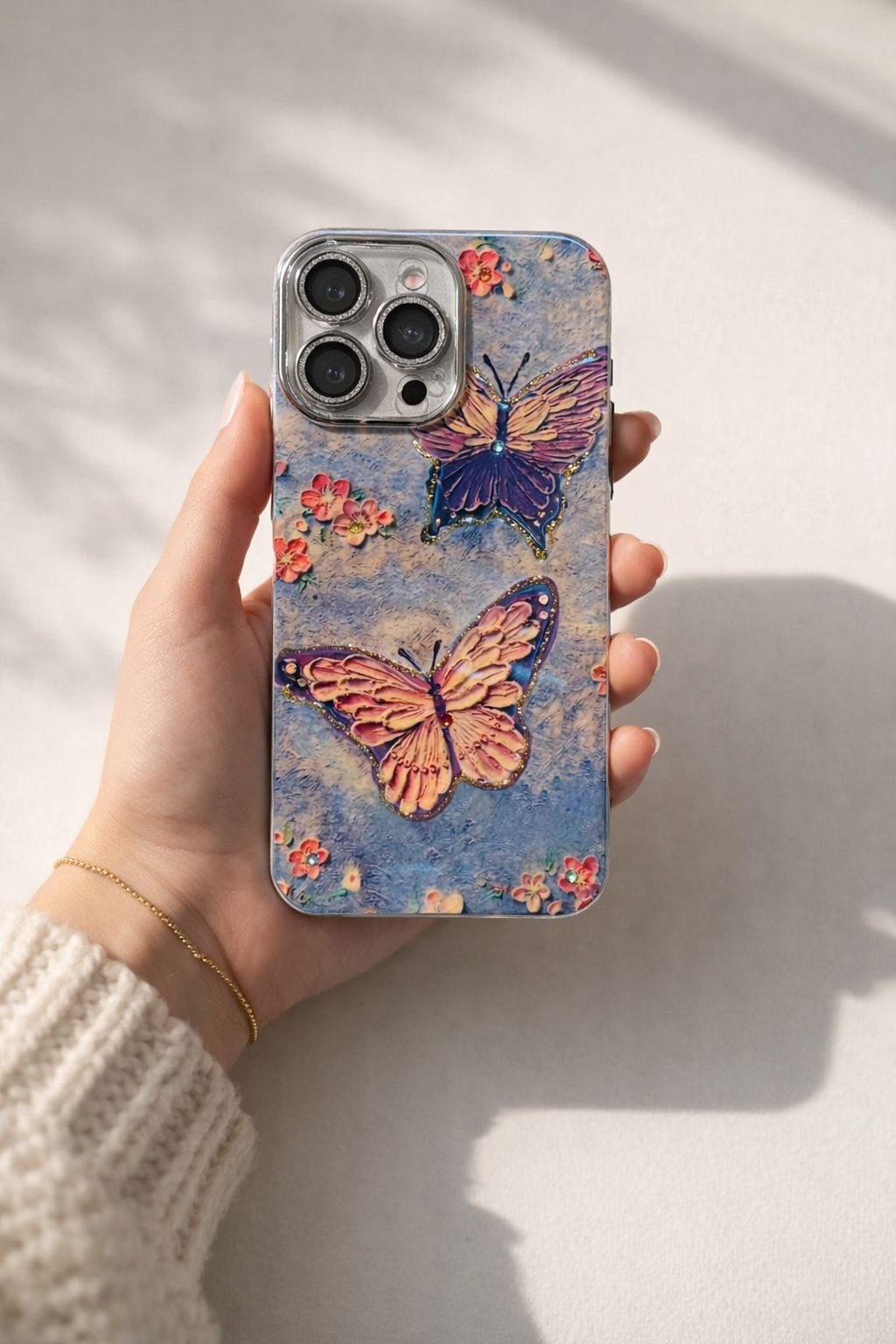 Butterfly With Lens protector Cover