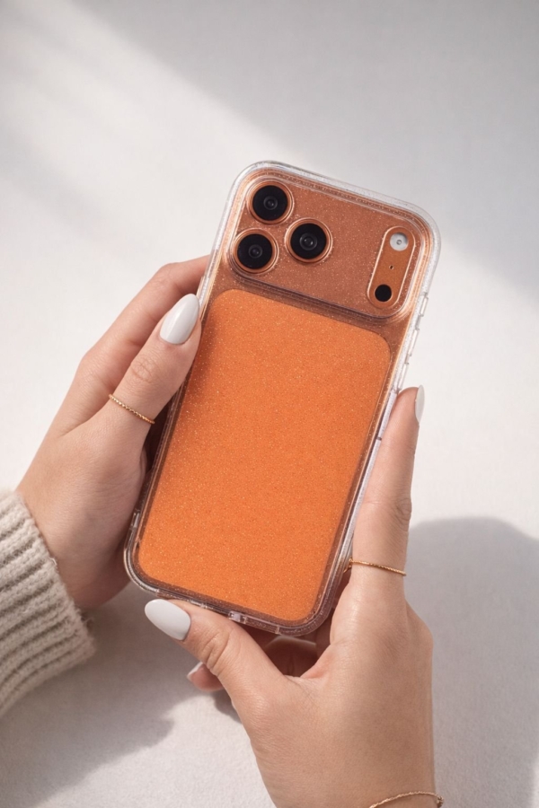 Transparent Glitter Shockproof Cover
