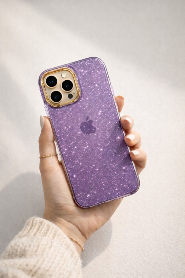 Basic Transparent Glitter Cover