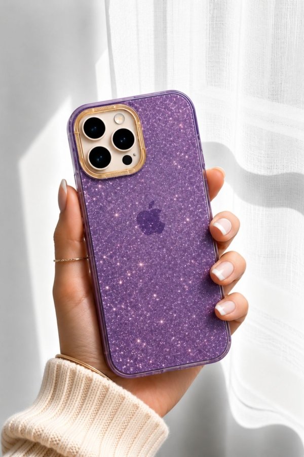Basic Transparent Glitter Cover