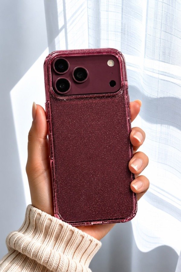 Transparent Glitter Shockproof Cover