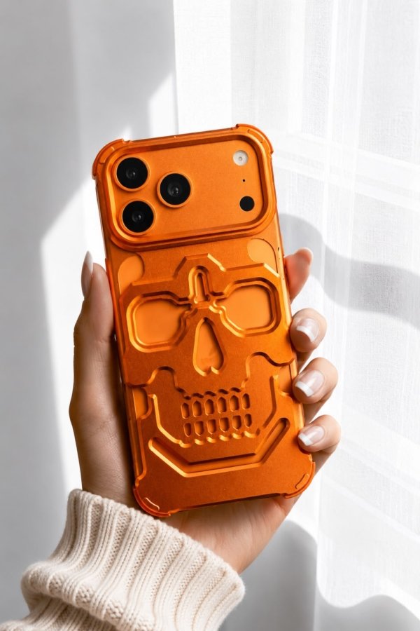 Metal Skull iphone 17 pro max Cover