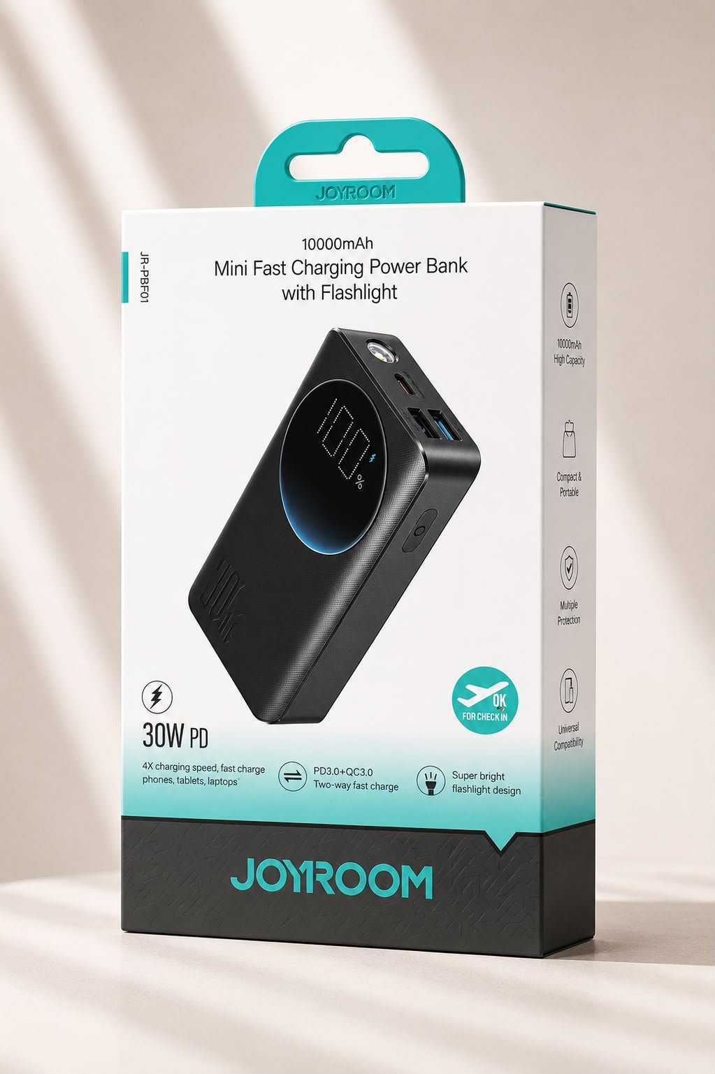 Joyroom Power Bank 2 4a Led 10000mAh JR PBF12 Image 2