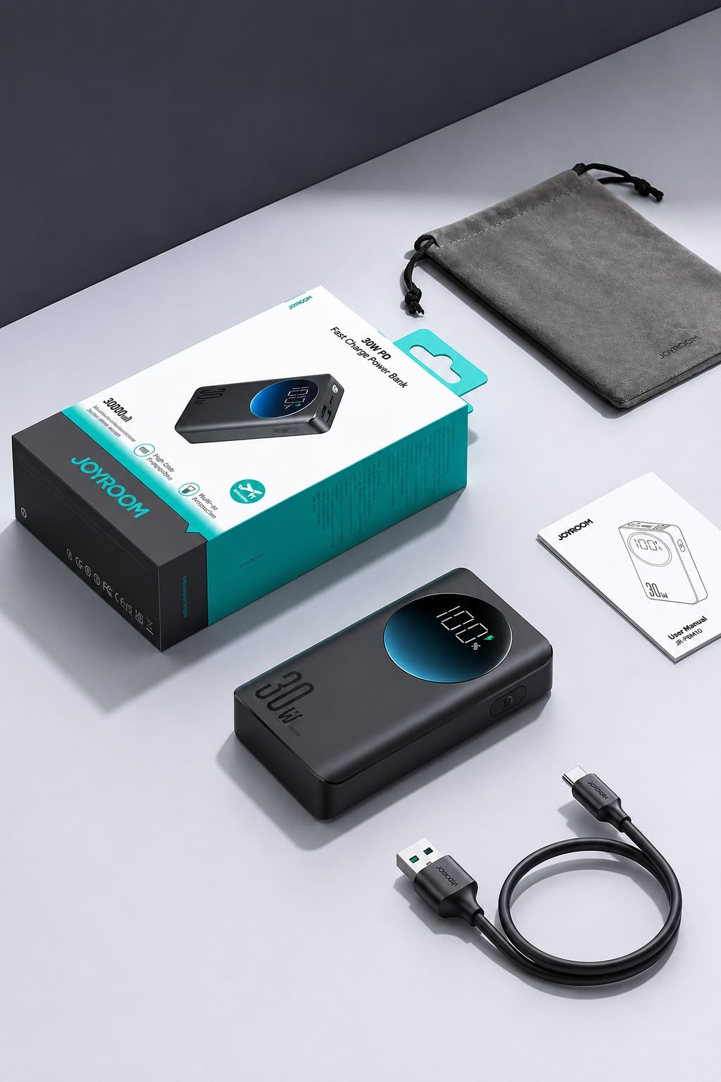 Joyroom Power Bank 2 4a Led 10000mAh JR PBF12 Image 3