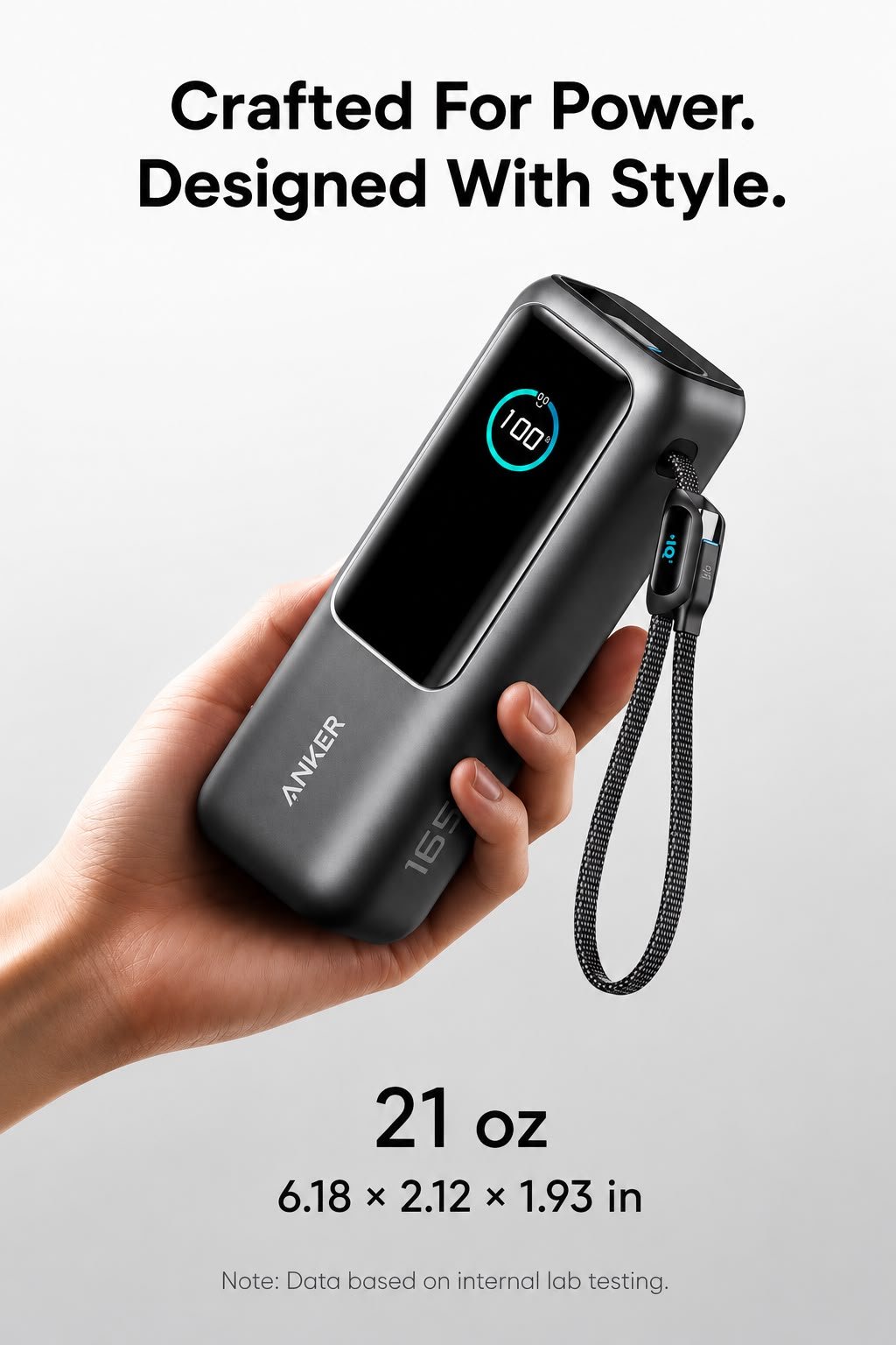 Anker Power Bank zolo 250000 mah 165w max A1695 Image 3