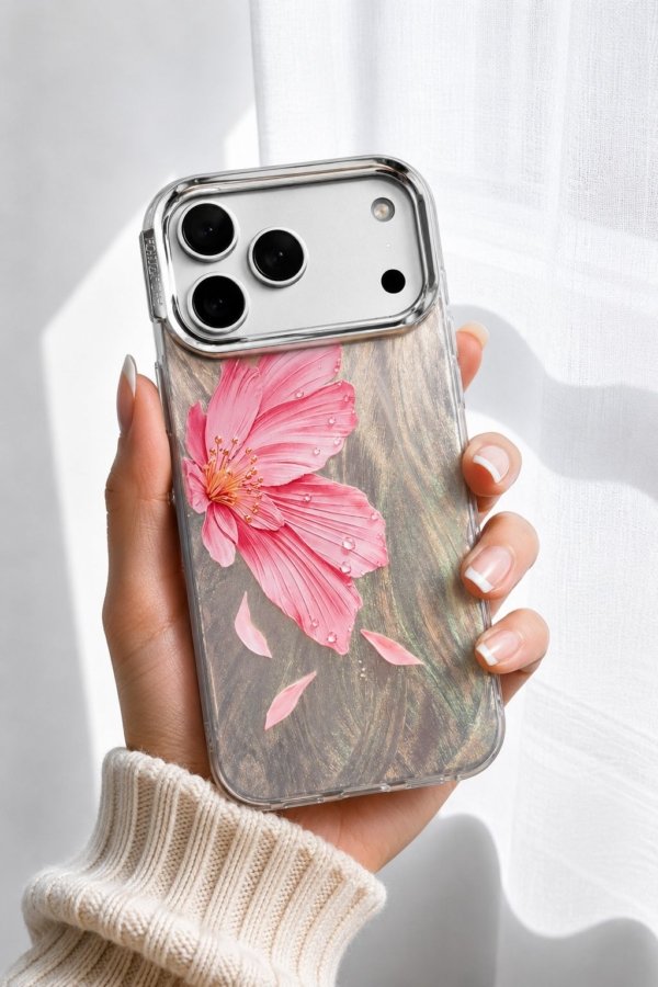 Flower Rose Gold Cover